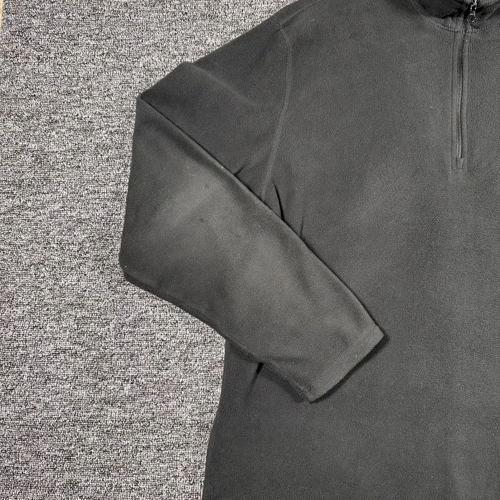 The North Face Mens TKA 100 Glacier Quarter Zip‎ Fleece Pullover Black Large L